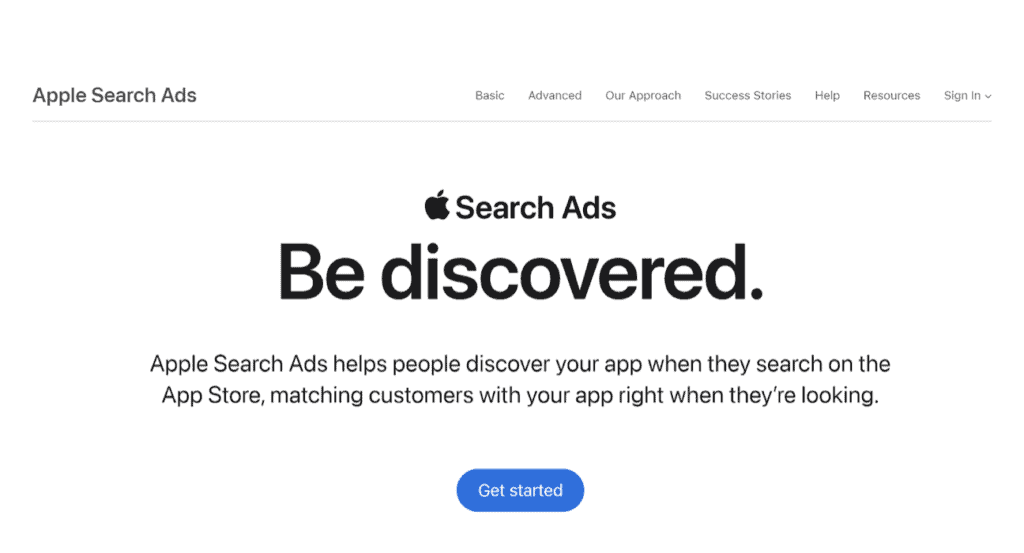 Apple Search Ads