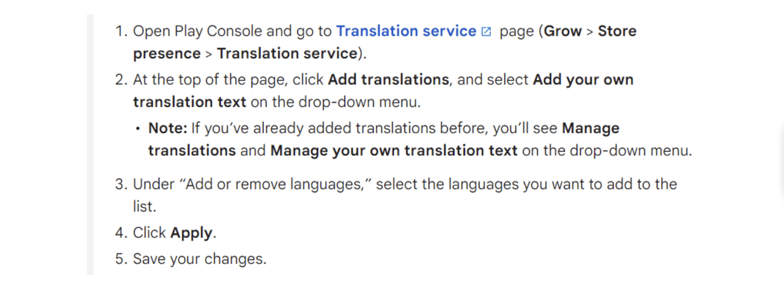 Localization guide