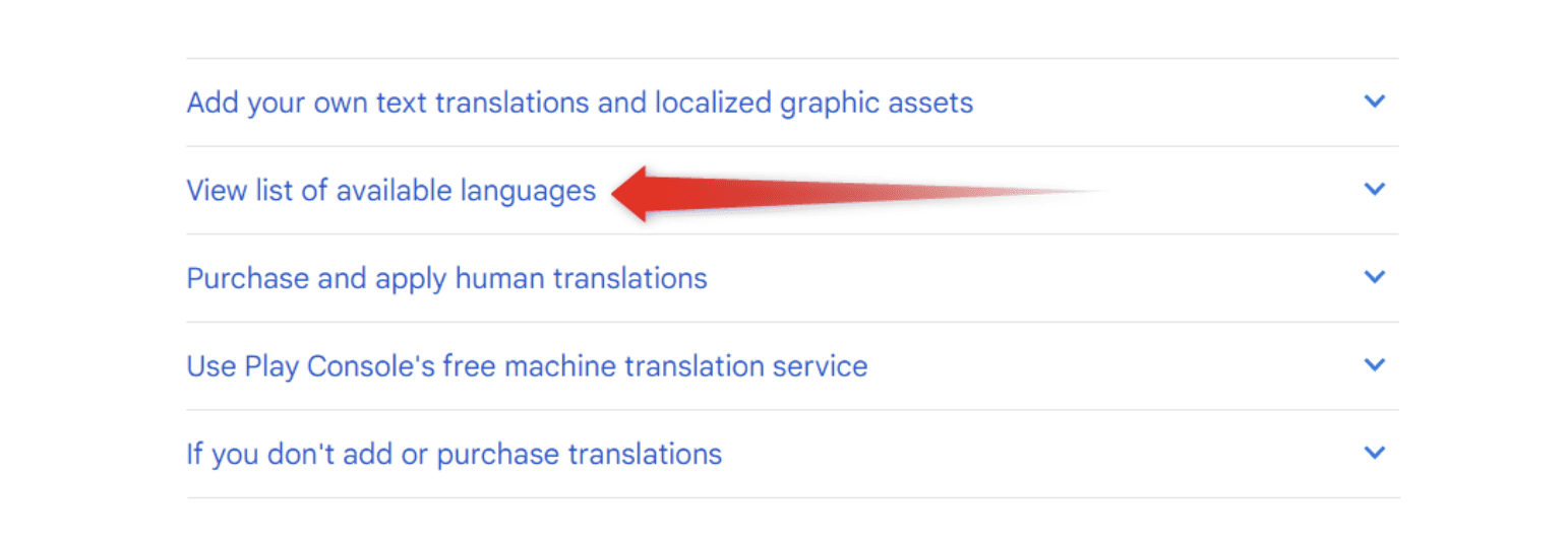 how to see localization