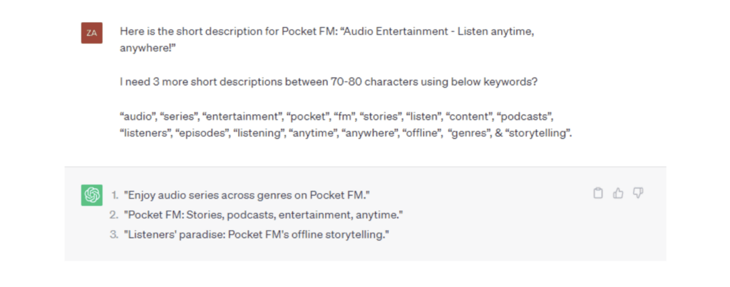 Pocket FM ASO Audit Report With ChatGPT - ShyftUp