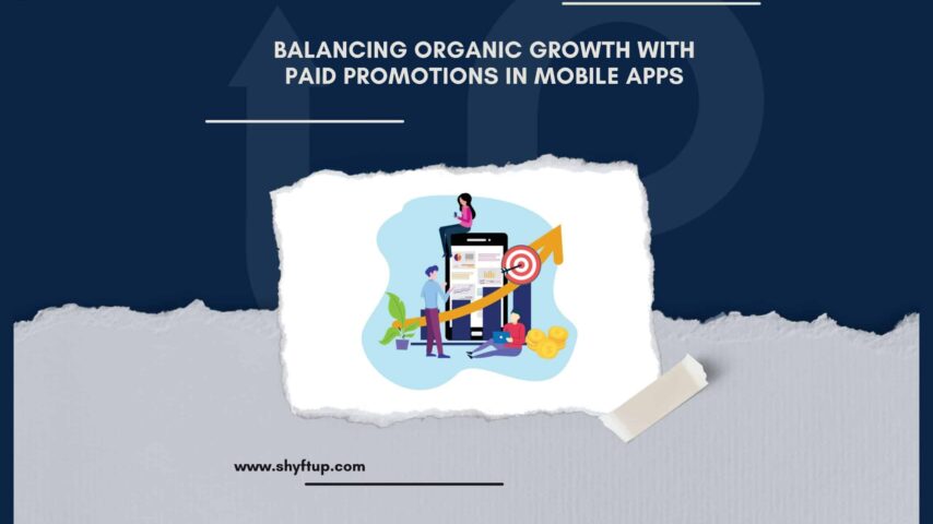 Balancing Organic Growth with Paid Promotions in Mobile Apps