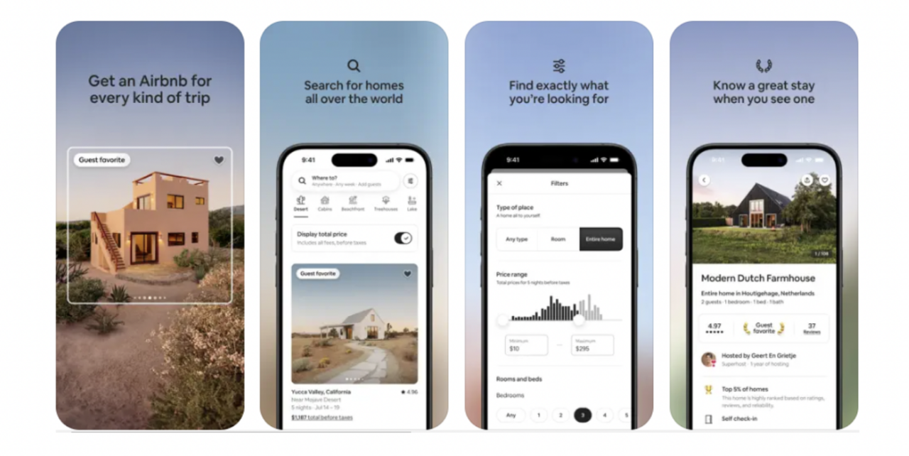 Airbnb Screenshots