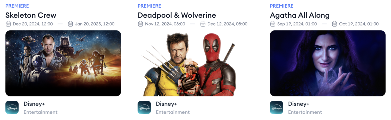 Disney+ In-app Events